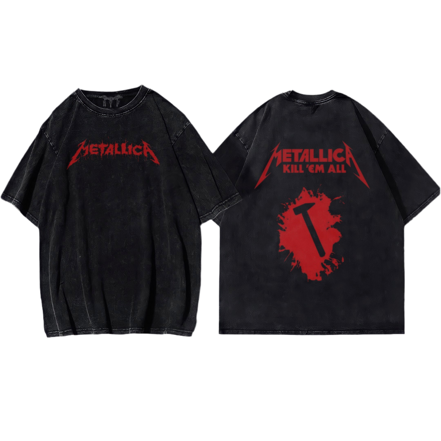 METALLICA washed t-shirt v2