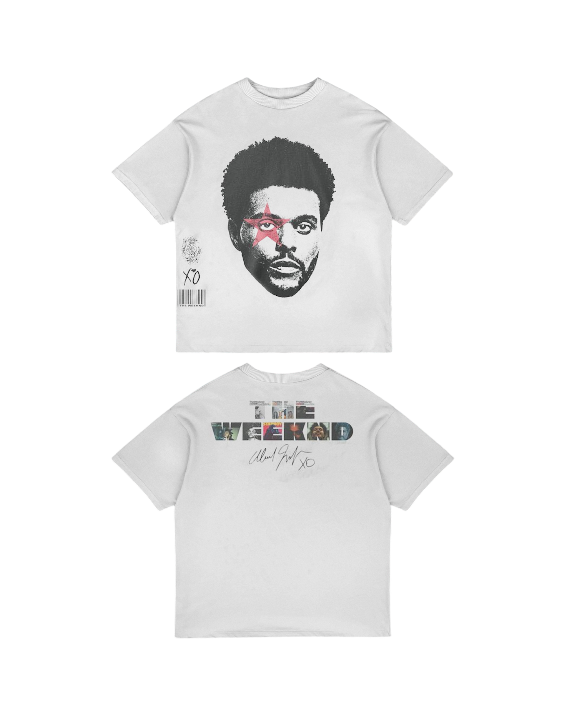 Theweeknd white t-shirt