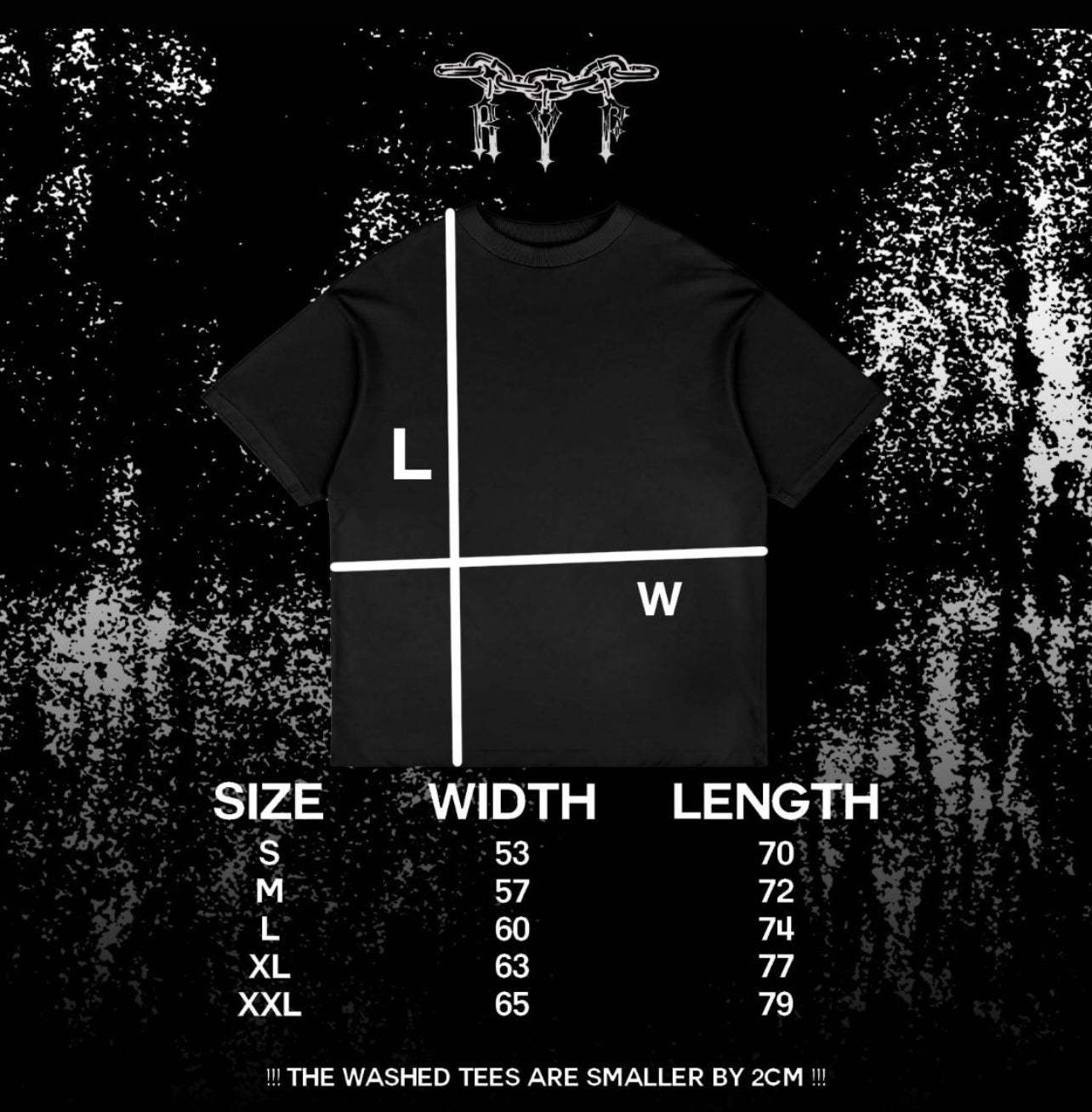 1v RYF black t-shirt