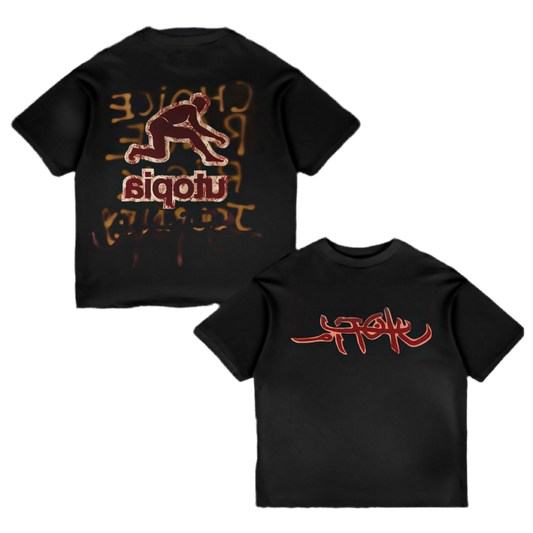Utopia black t-shirt