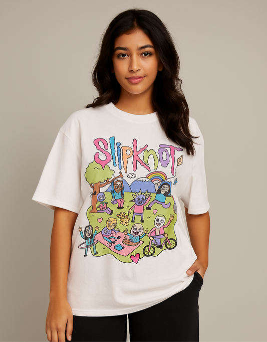 Slipknot white t-shirt
