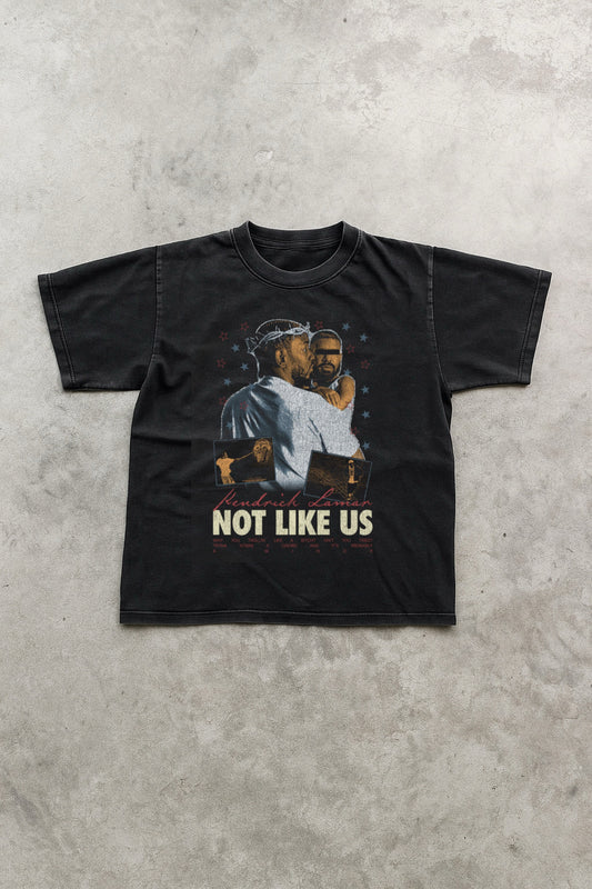 Not like us washed t-shirt