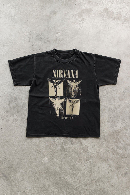 Nirvana washed t-shirt v2
